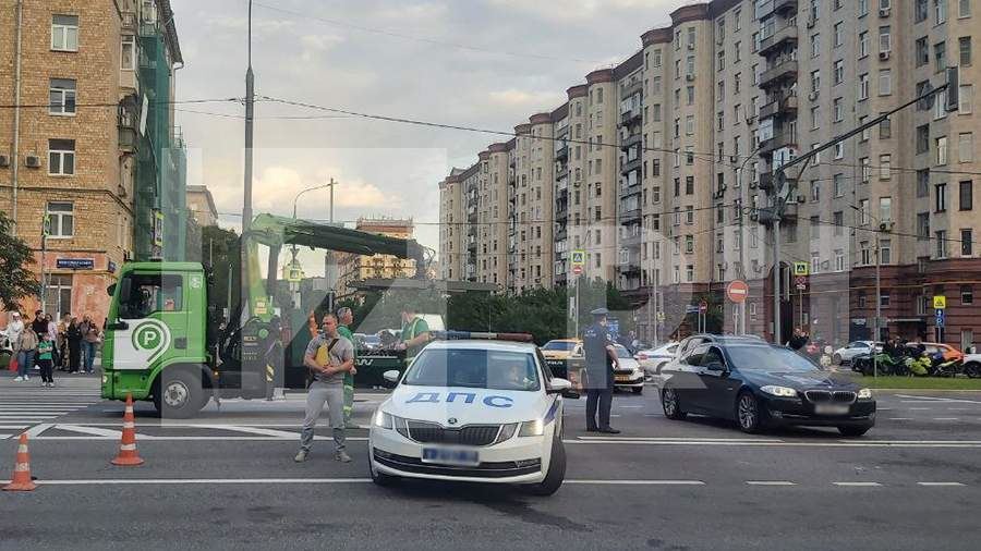 Мотоциклист погиб при столкновении с автомобилем Audi в центре Москвы